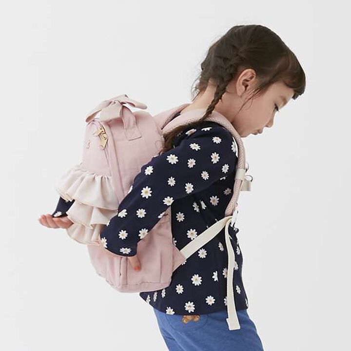 Chiffon Ruffle Backpack,Lavender, medium image number 6
