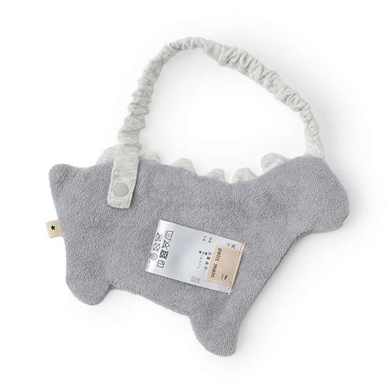 Waterproof Dinosaur Bib,Blue gray, large image number 1