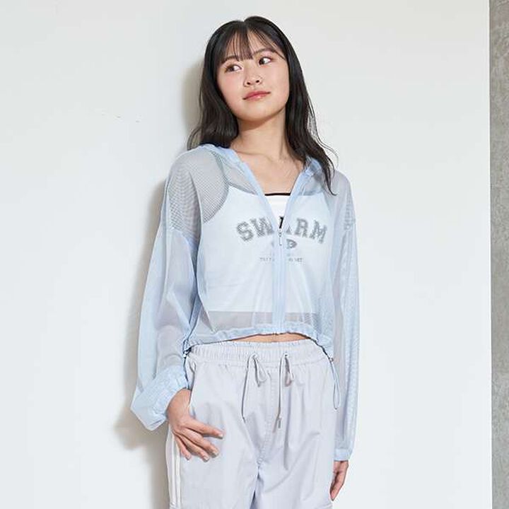 LTXC - Mesh Parka with Inner Layer,Sax blue, medium image number 10