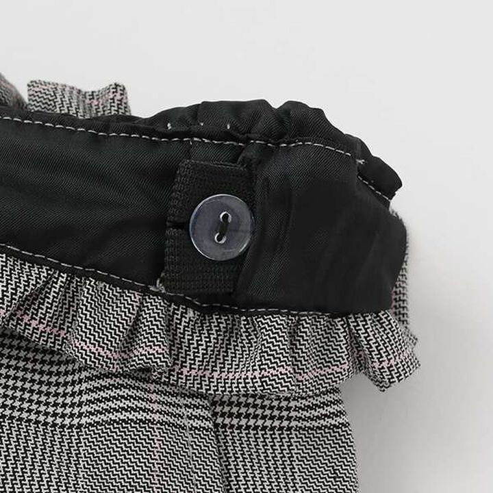 Glen Check Shorts with Pouch,Gray, medium image number 5