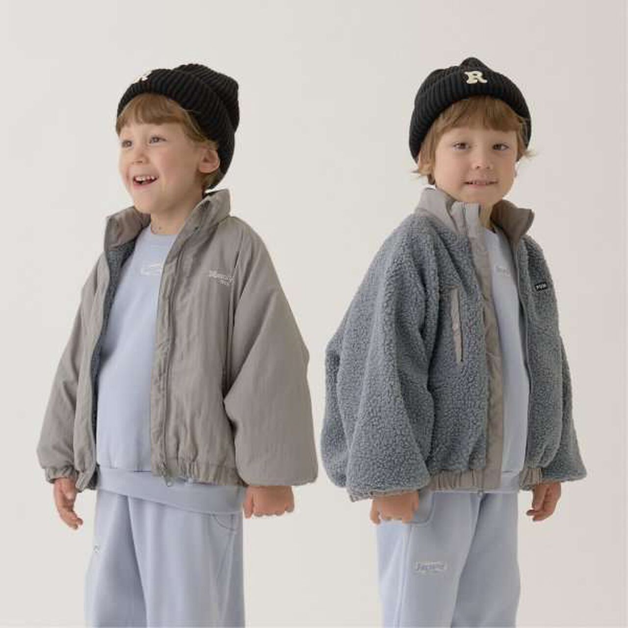 Reversible Oversized 2-Way Jacket,Navy, large image number 22
