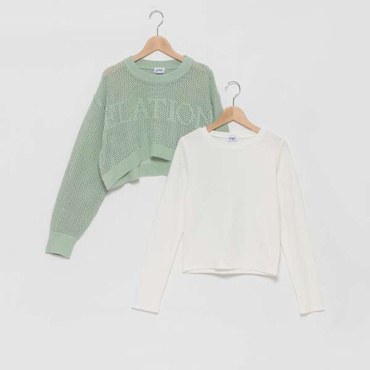 LTXC - Mesh Knit with Inner Layer,Lavender, medium image number 12
