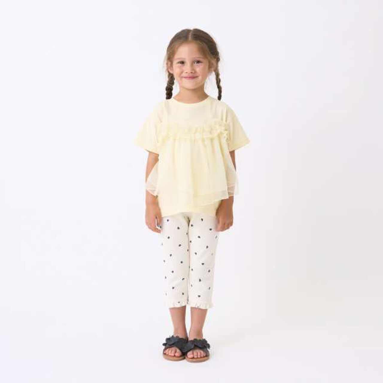 Half-Zip Drawstring T-Shirt,Lemon yellow, large image number 6