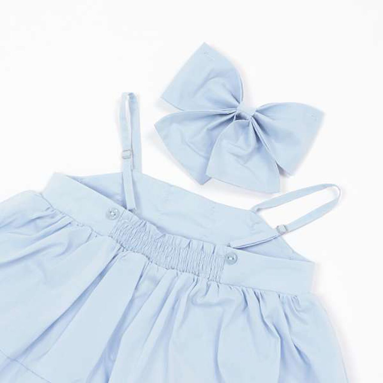 Balloon One-Piece Dress,Light blue, large image number 6