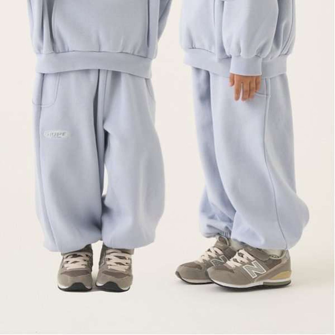 Cozy Fleece Color Block Sweatpants with Panels,Charcoal gray, large image number 19