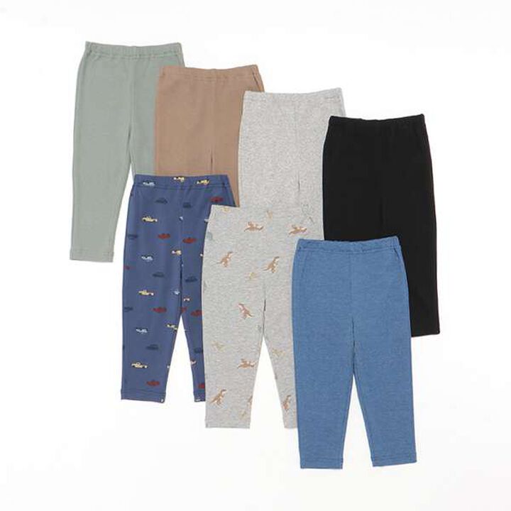 Affordable Boys 10-Length Leggings,Brown, medium image number 6