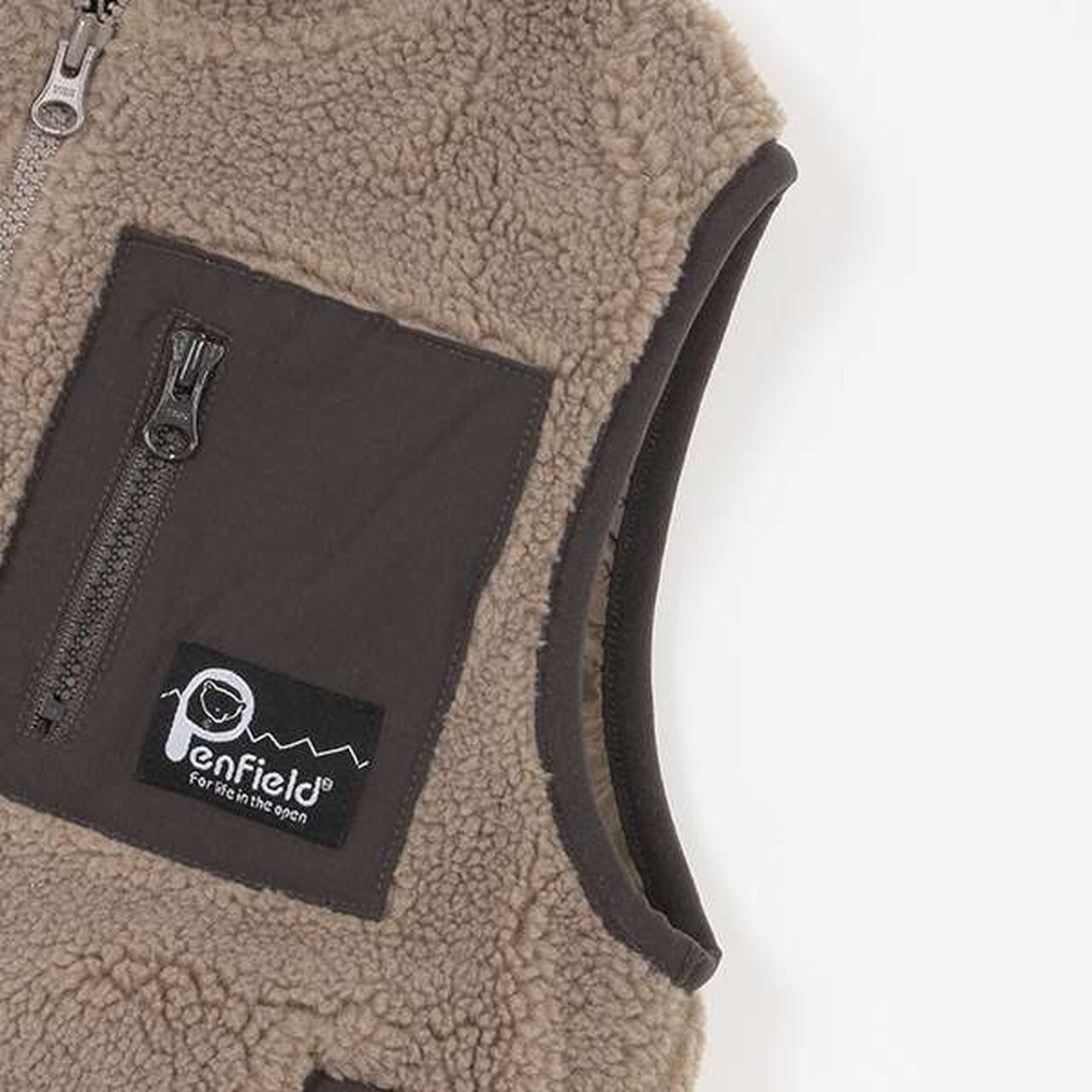 Penfield Fleece Vest,Mocha tea, large image number 12