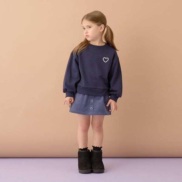 Versatile Short Sweatshirt with Accent,Beige, medium image number 4