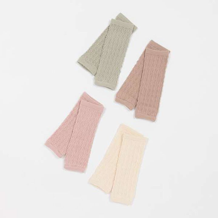 Jacquard Leg Warmers,Light khaki, medium image number 5