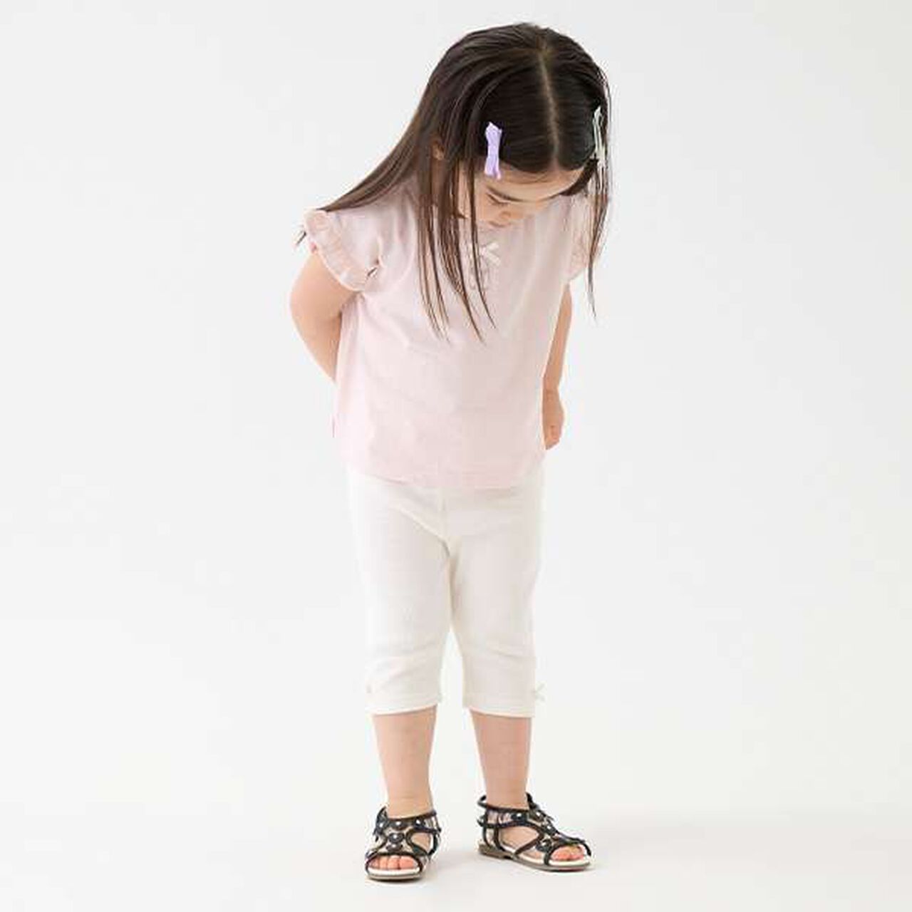 Clear Heart Sandals,Black, large image number 17