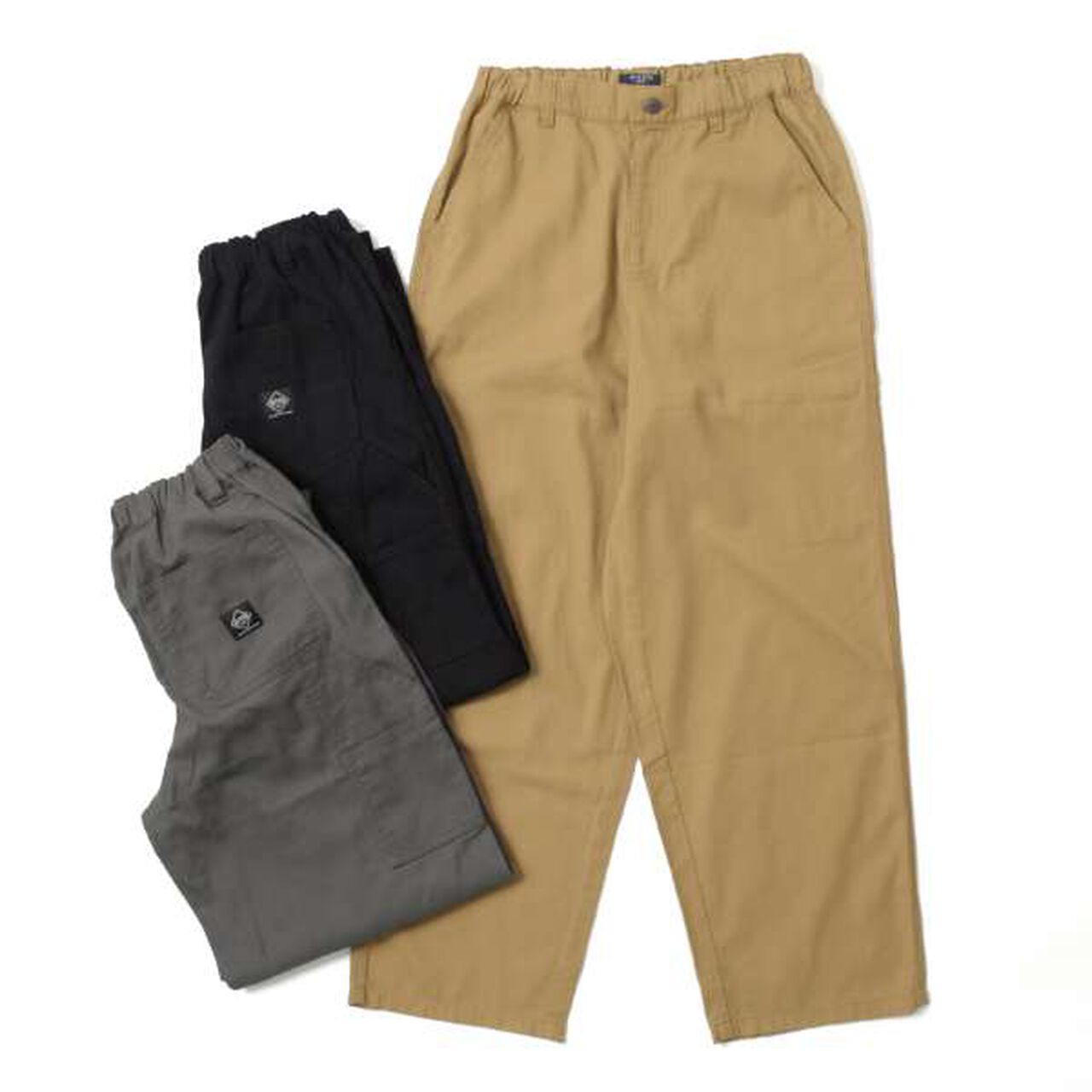 Cotton Twill Painter Pants,Beige, large image number 4