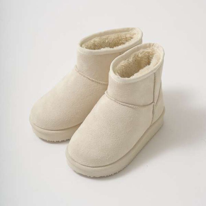 Cozy Faux Shearling Boots,Black, medium image number 6