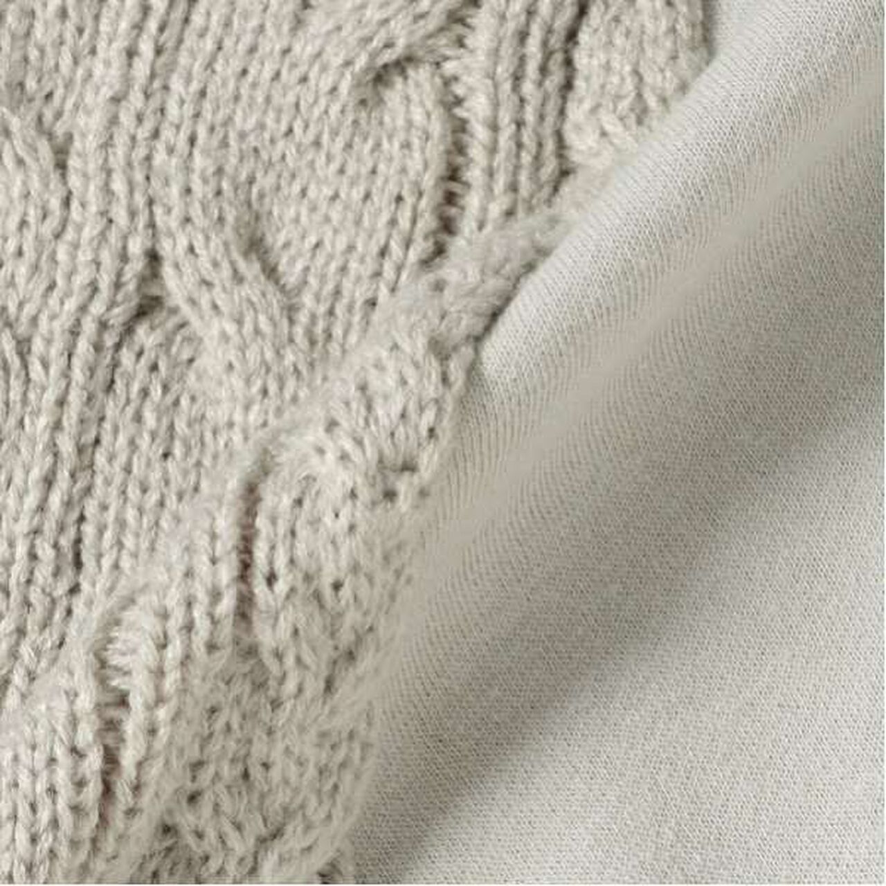 Cable Knit Set-Up,Black, large image number 6