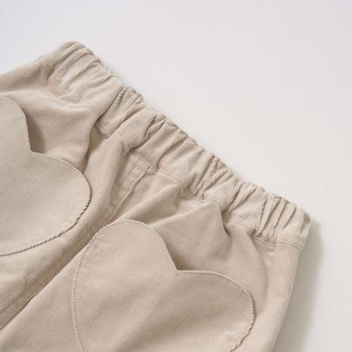 Heart Pocket Corduroy Pants,Charcoal gray, medium image number 14