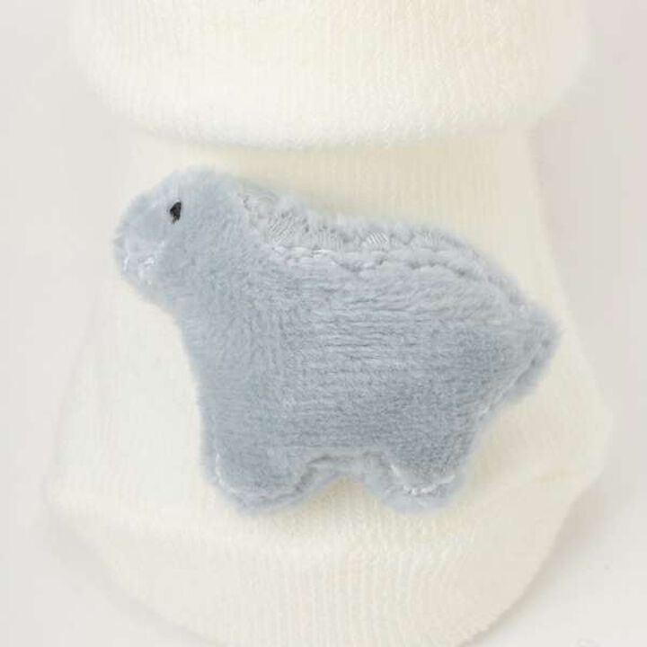 Dinosaur Cup Socks,Ivory, medium image number 4