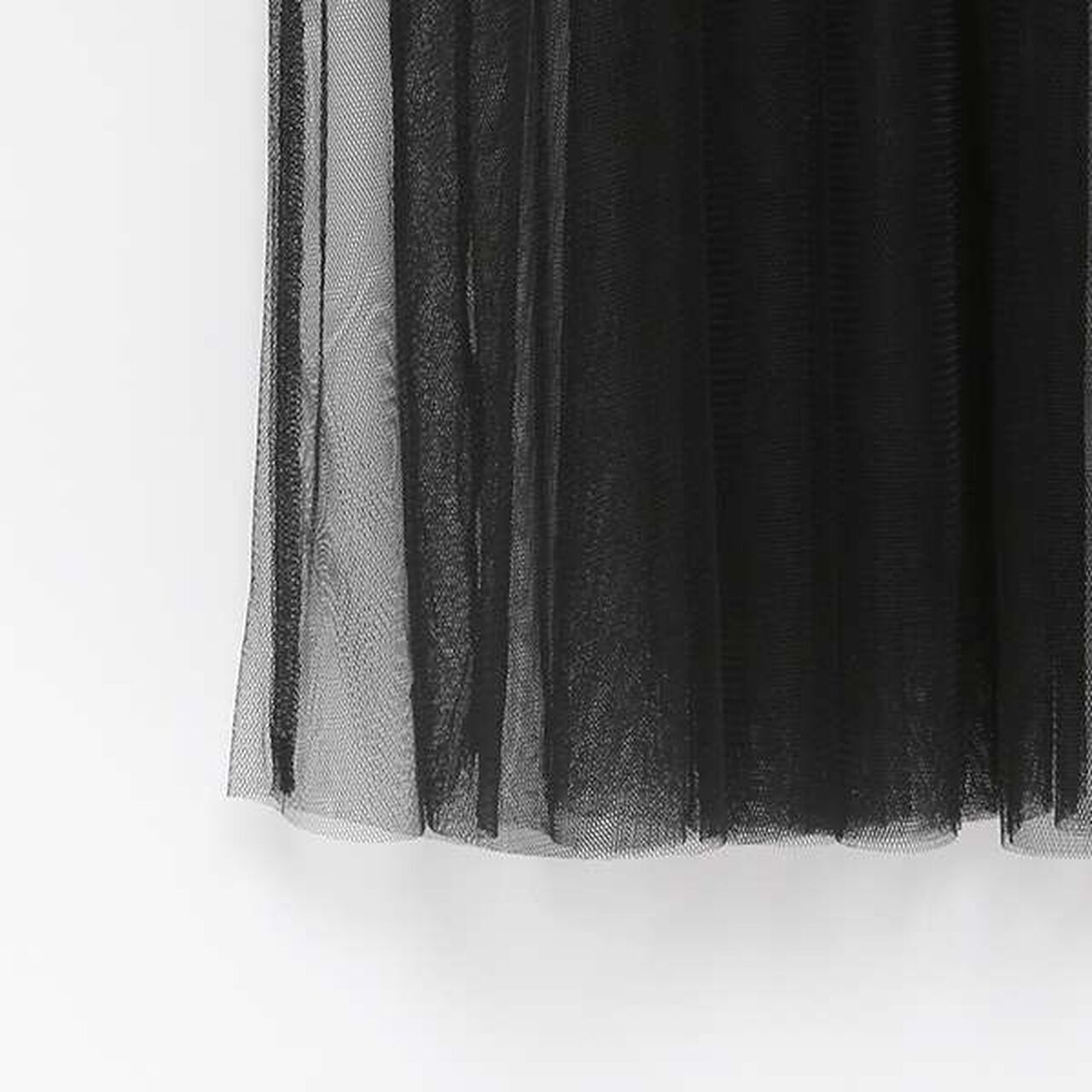 Tulle Dress Inner Set,Black, large image number 10