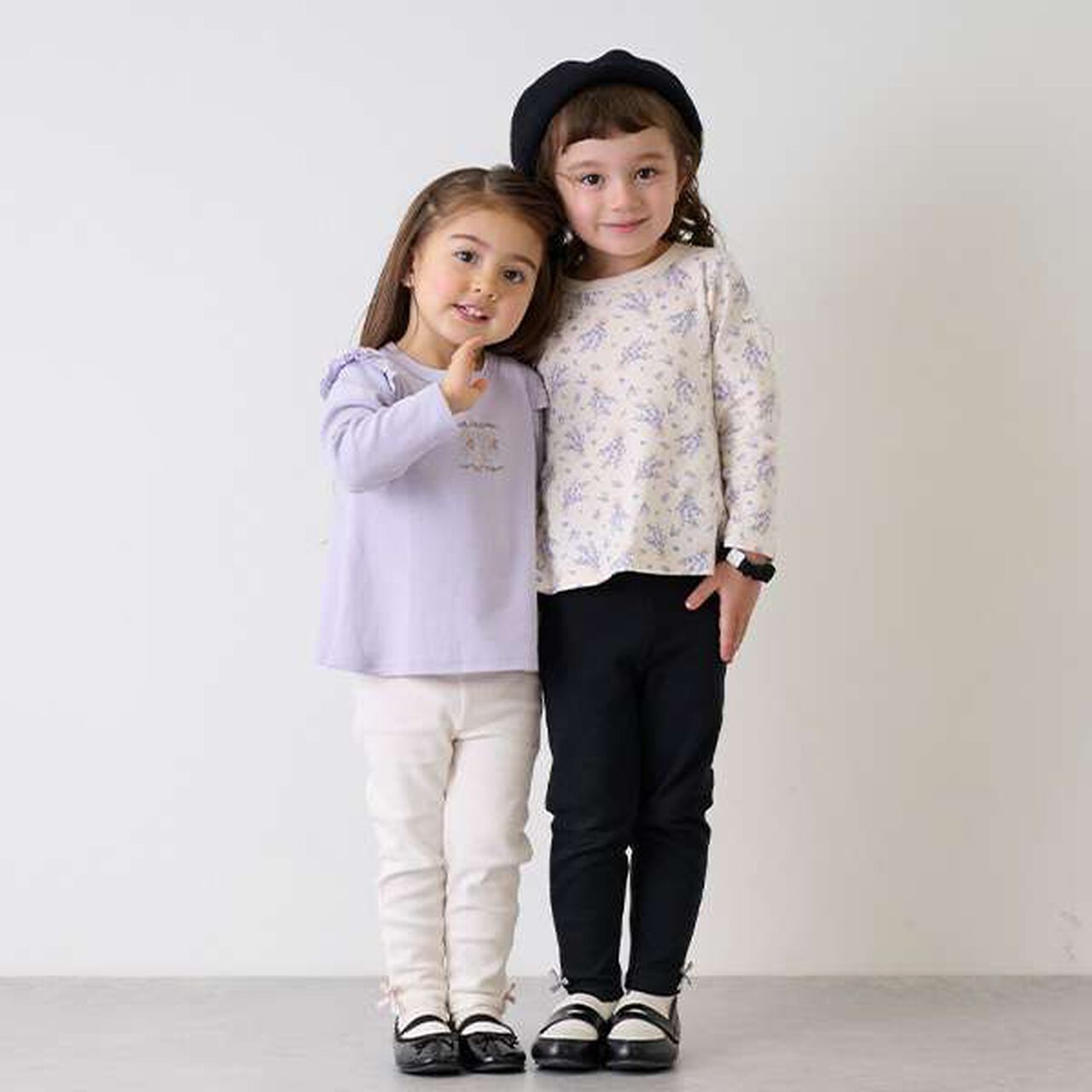 10-Length Girls' Leggings,Mocha tea, large image number 13