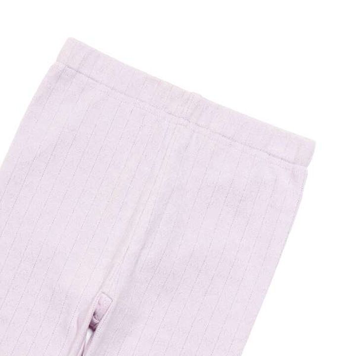 Organic Heart Stitch Leggings,Blue gray, medium image number 3