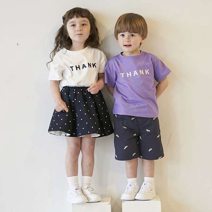 [Link] Volume Tuck Skirted Shorts (Kids),Navy, medium image number 8