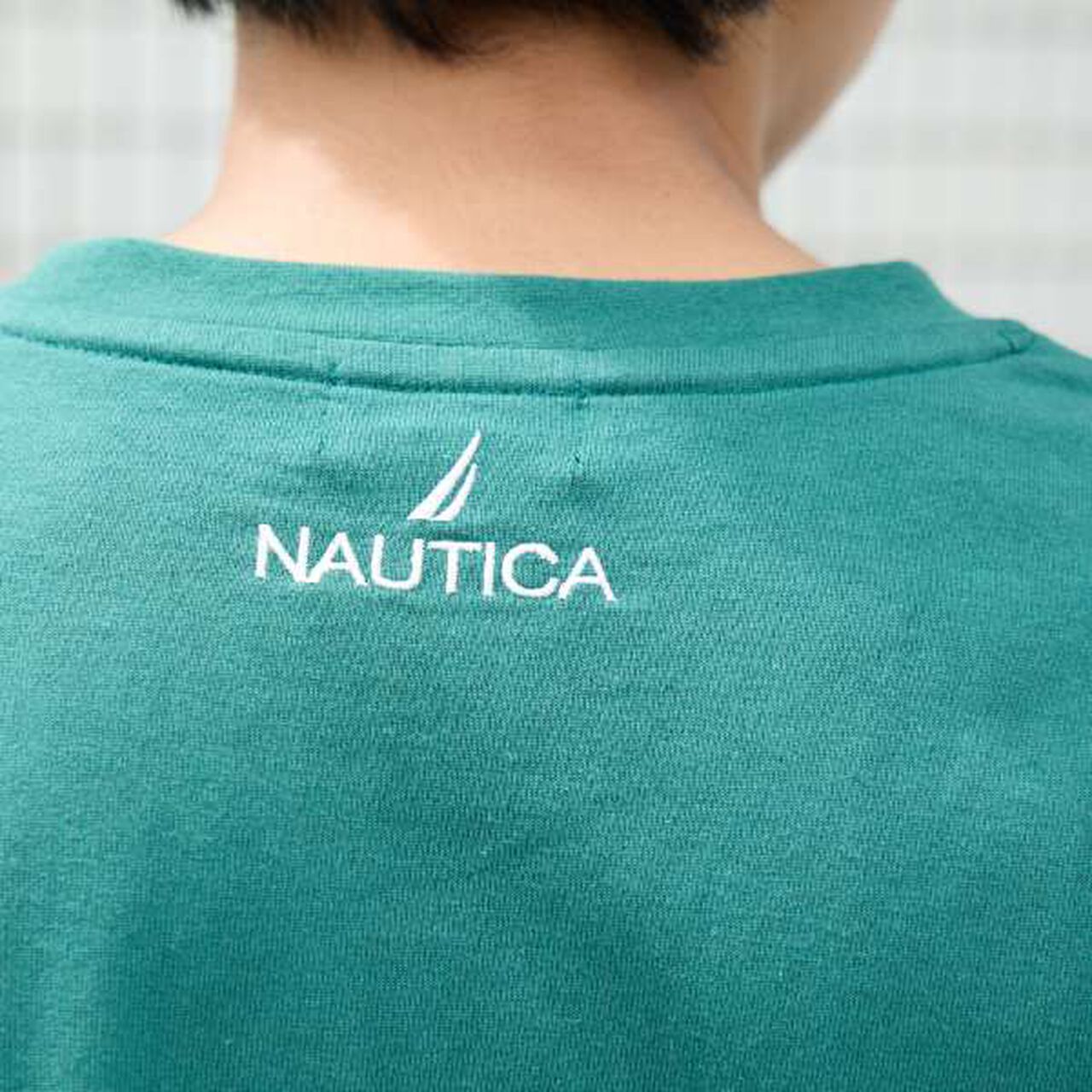 Nautica Appliqu&eacute; Long Sleeve T-Shirt,Green, large image number 16