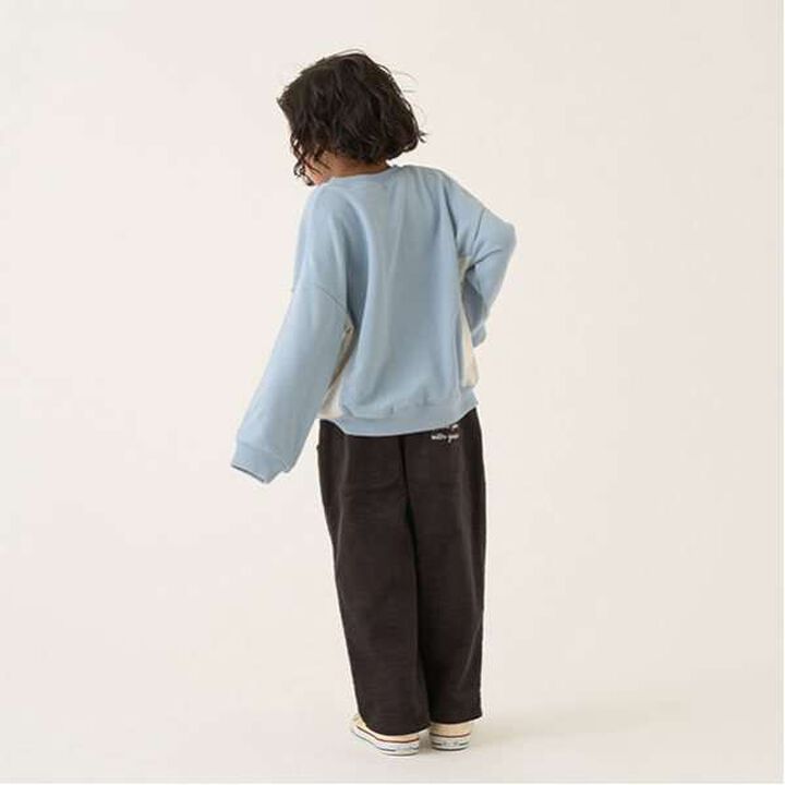 Corduroy Tapered Pants,Ink blue, medium image number 6