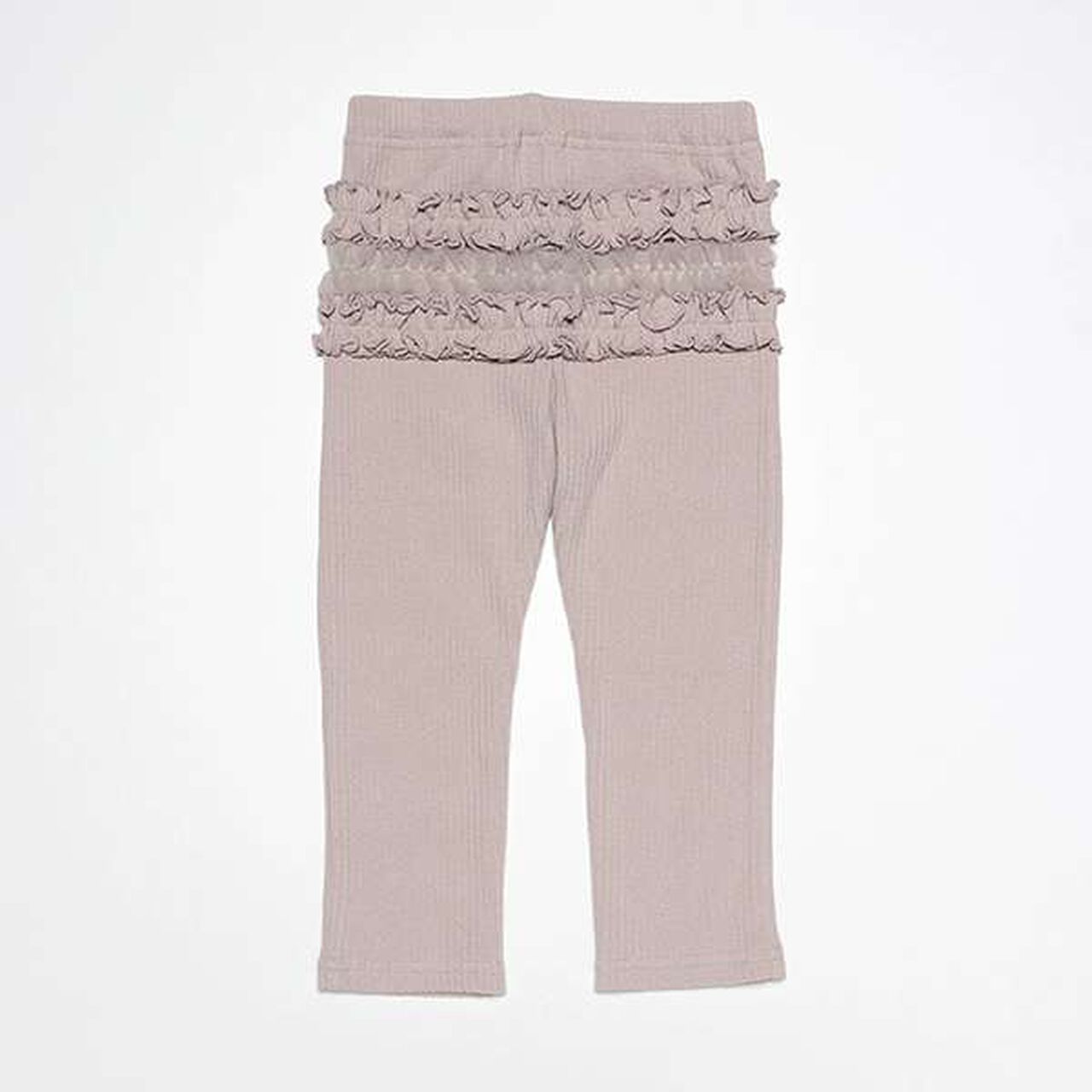 Back Frill Leggings,Pearl white, large image number 7