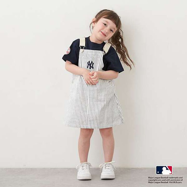 MLB Kids' Overall Skirt,Off white, medium image number 0