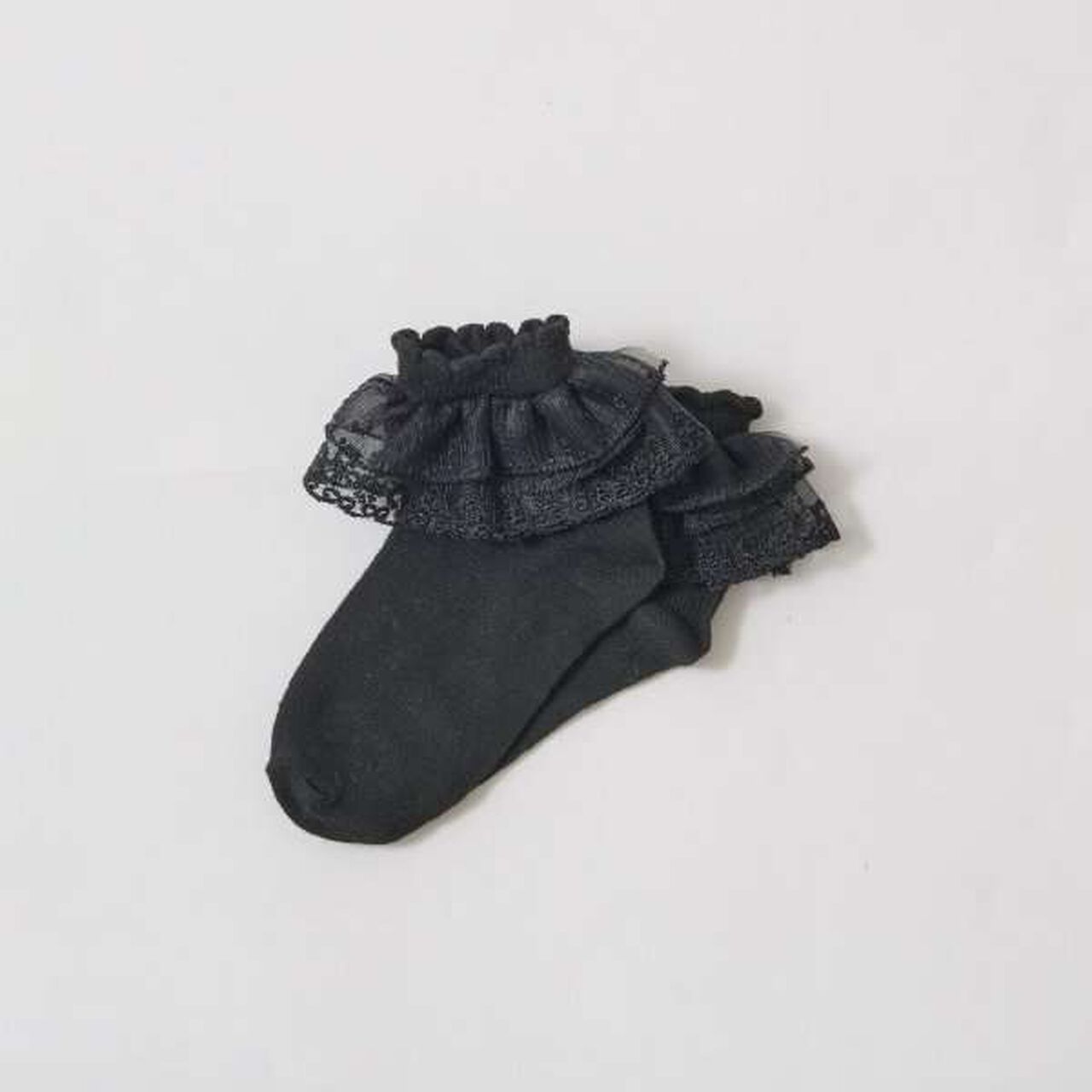 Lace Trimmed Socks,Pink, large image number 4