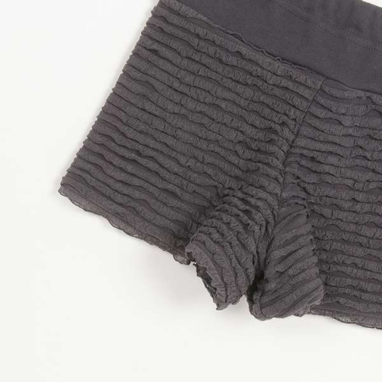 Cut Frill Shorts,Light blue, large image number 4