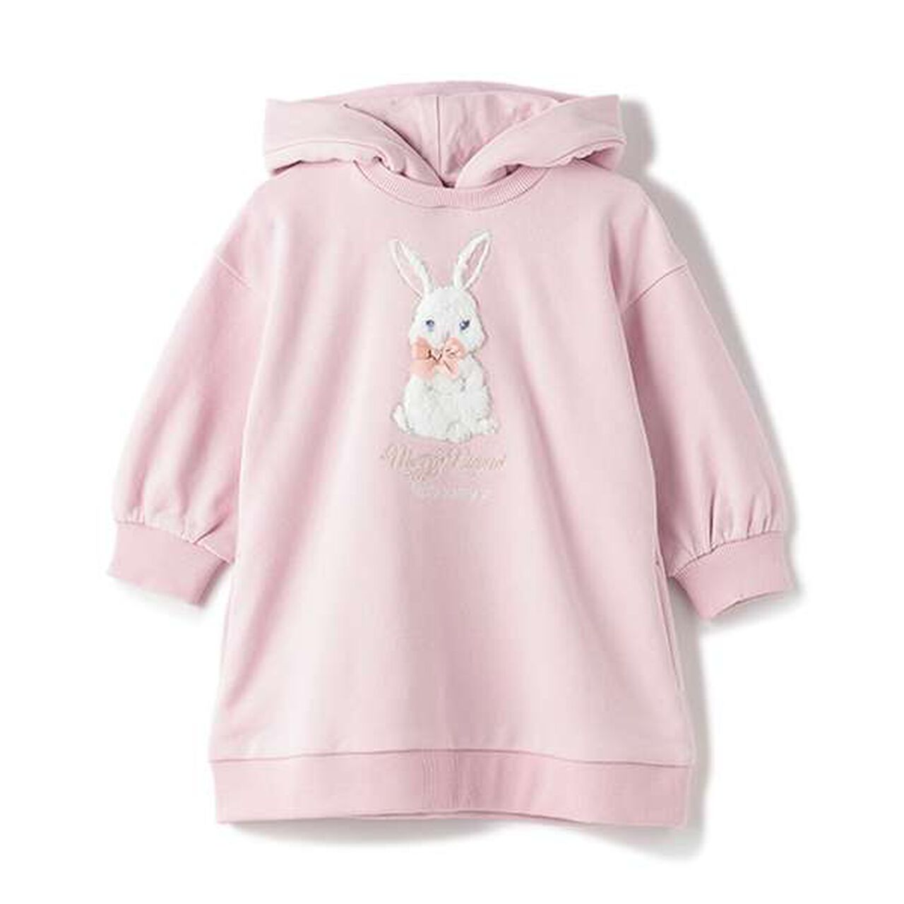 Animal Motif Hoodie One-Piece Dress,Lavender, large image number 16