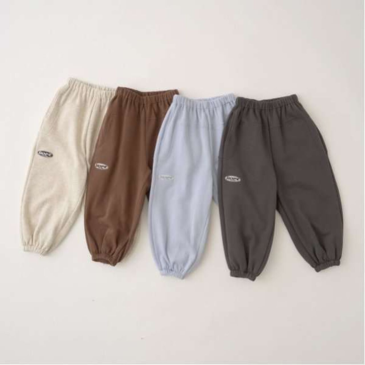 Cozy Fleece Color Block Sweatpants with Panels,Charcoal gray, large image number 1