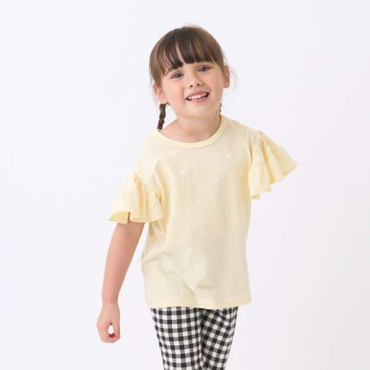 Cool Touch Heart Embroidery T-Shirt,Lavender, large image number 19