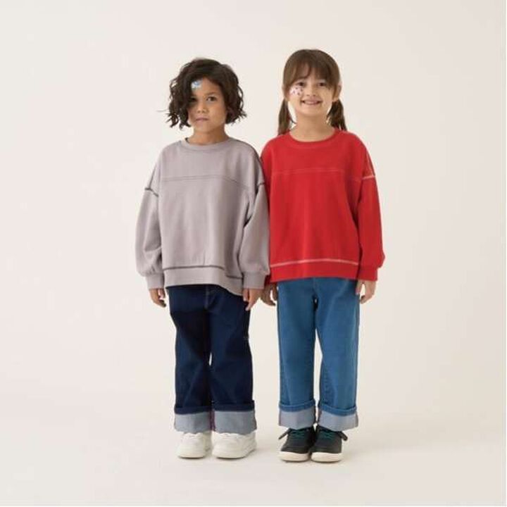 Pilling-Resistant Cozy Sweatshirt,Blue gray, medium image number 8