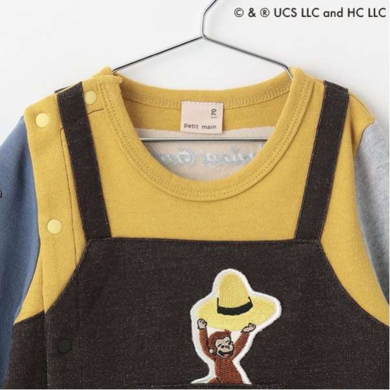 Curious George Overalls,Yellow, large image number 15