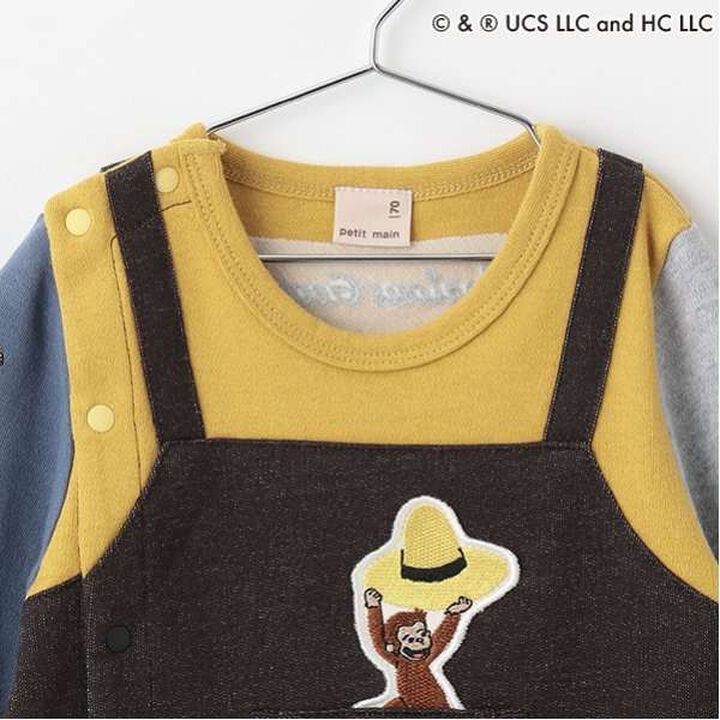 Curious George Overalls,Yellow, medium image number 15