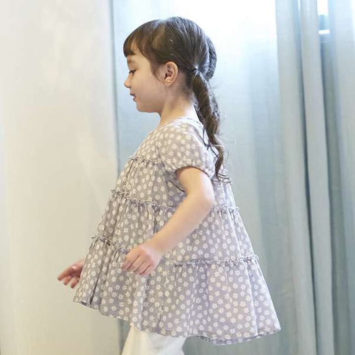 Smile Series Crinkled Tunic (Kids),Orange, medium image number 7