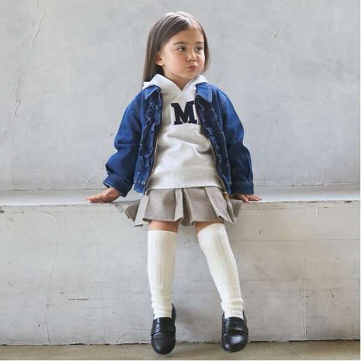 [Link] Double Waist Pleated Skirt-Pants,Brown, medium image number 0