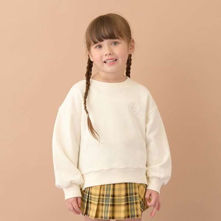 Versatile Short Sweatshirt with Accent,Beige, medium image number 20