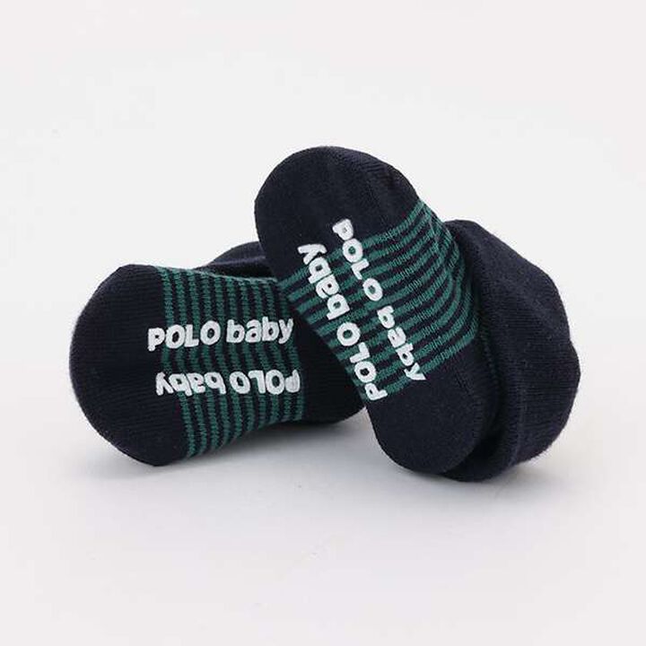 Polo Embroidered Cup Socks,Navy, medium image number 5