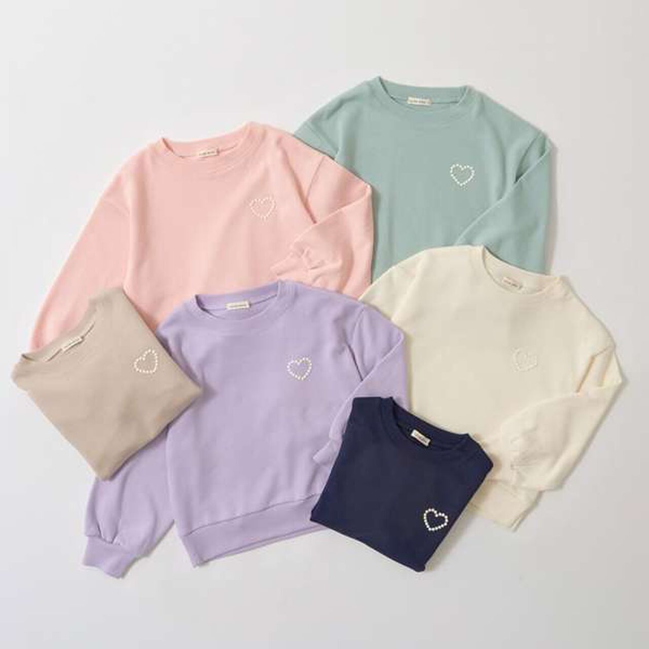 Versatile Short Sweatshirt with Accent,Beige, large image number 1