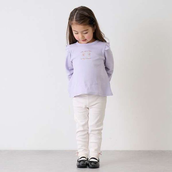 10-Length Girls' Leggings,Mocha tea, medium image number 21