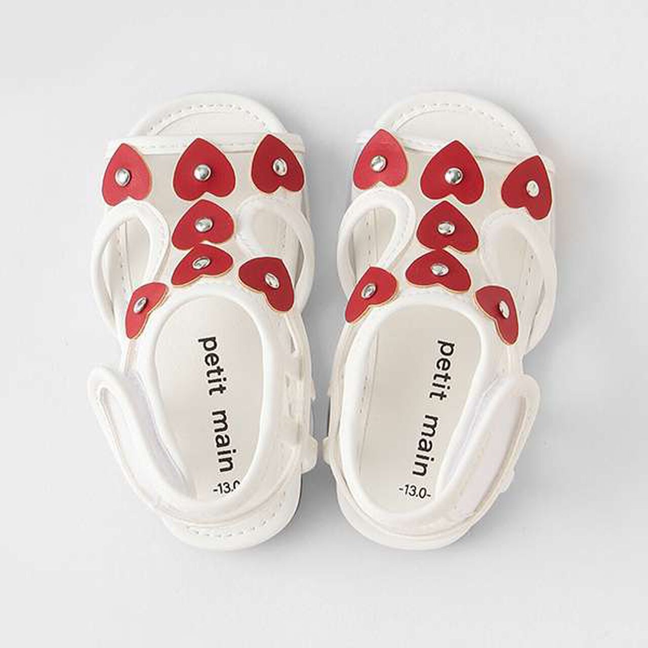 Clear Heart Sandals,Black, large image number 10