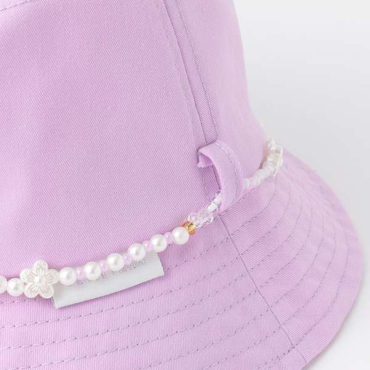 Motif Bucket Hat,Lavender, large image number 9