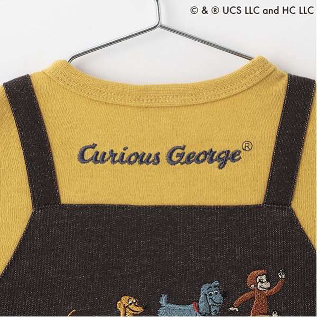 Curious George Overalls,Yellow, large image number 3