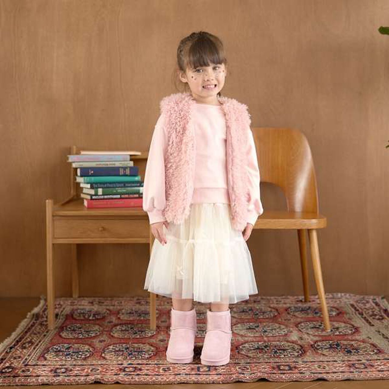Versatile Short Sweatshirt with Accent,Beige, large image number 19