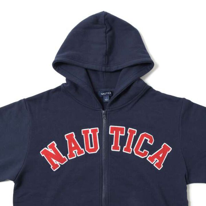 Nautica Logo Zip Hoodie,, medium