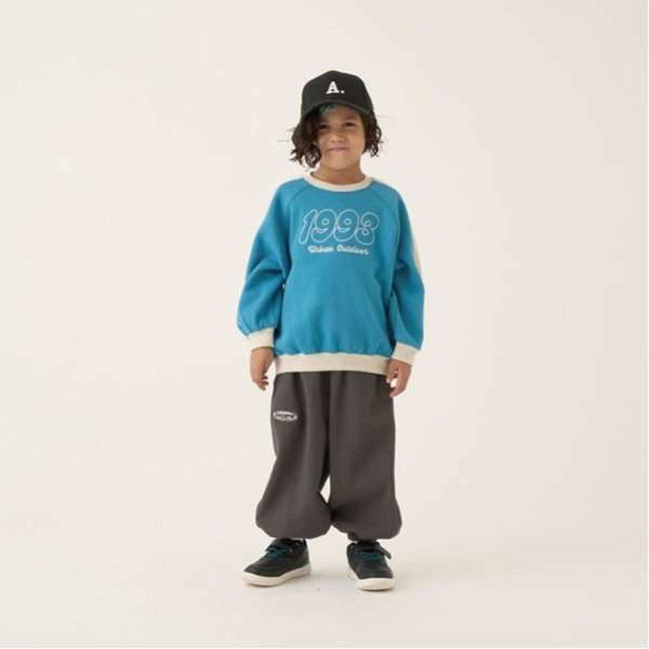 Cozy Fleece Color Block Sweatpants with Panels,Charcoal gray, large image number 6