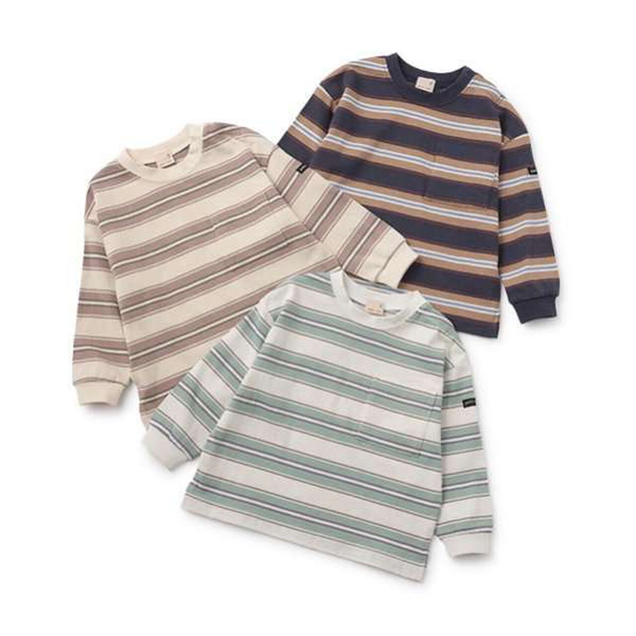 Multi-Stripe T-Shirt,Beige, large image number 11