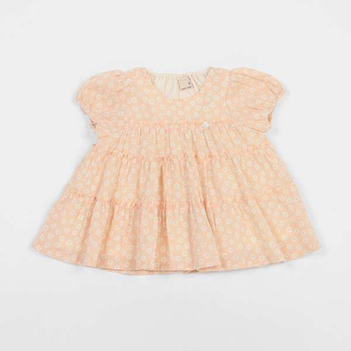 Smile Series Crinkled Tunic (Kids),Orange, medium image number 4
