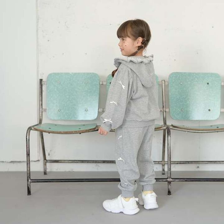 Pilling-Resist Ribbon-Trimmed Cuff Sweatshirt,Top gray, medium image number 8